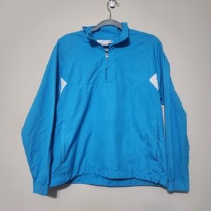 Nike Golf blue pullover windbreaker large 12/14 activewear longsleeve active